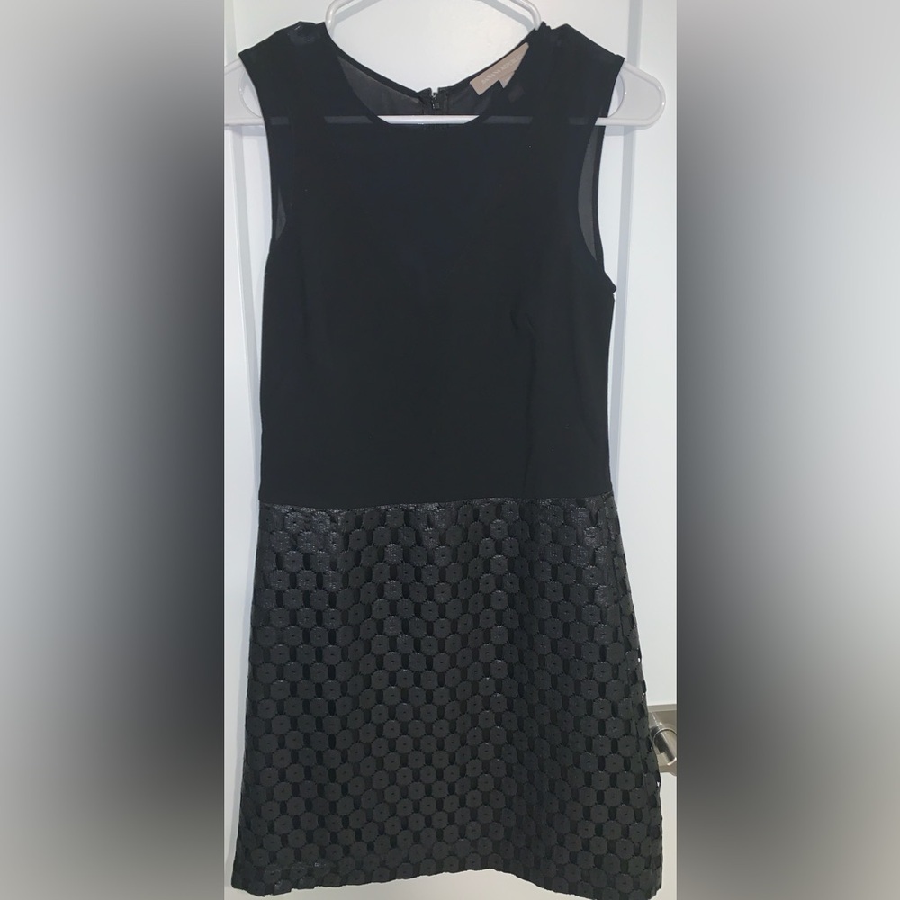 Banana Republic Black Sleeveless Midi Party Dress Petite Size 0P - Pre-owned